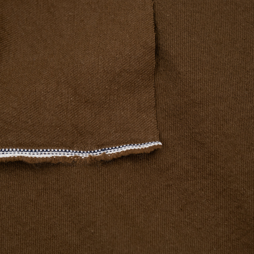 10.5oz Stonewashed Denim - Dark Oak | Blackbird Fabrics