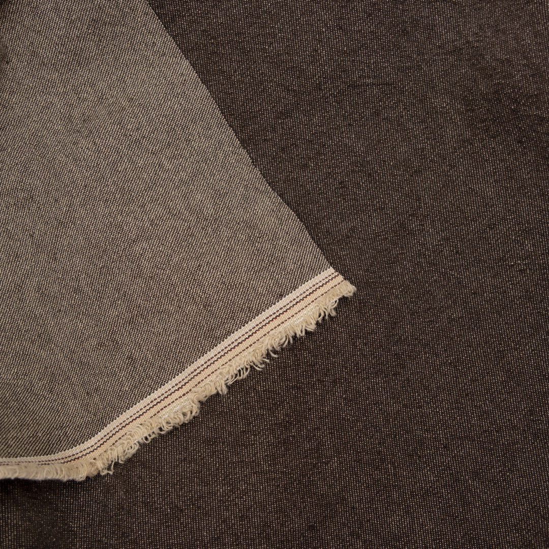 9oz Stonewashed Denim - Russet | Blackbird Fabrics