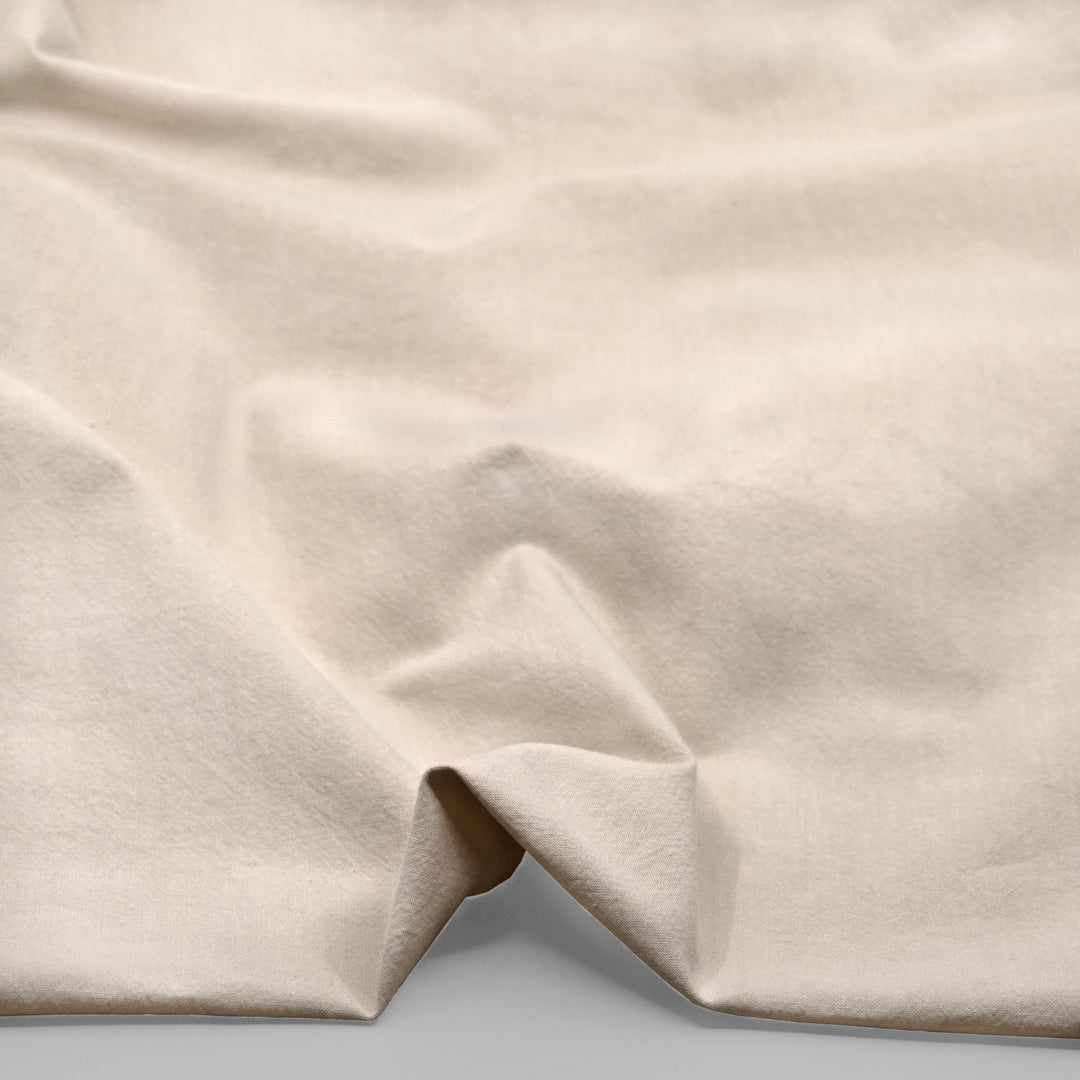 4.5oz Sandwashed Cotton - Salt | Blackbird Fabrics