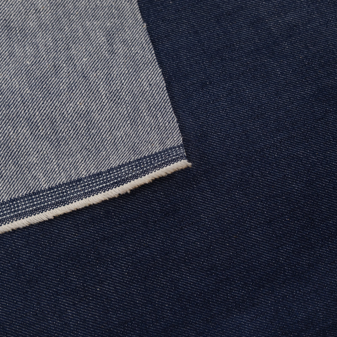 10.5oz Japanese Crosshatch Denim - Medium Indigo | Blackbird Fabrics