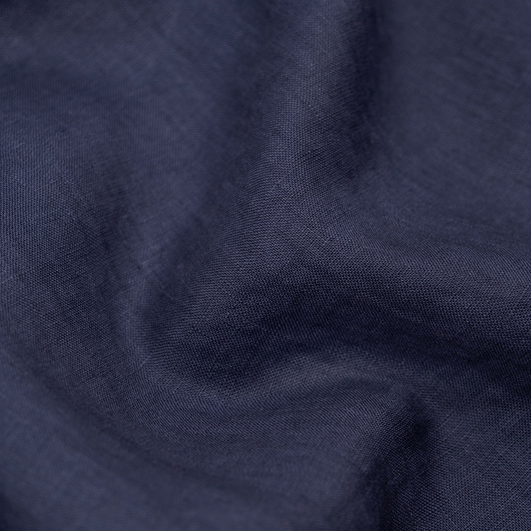 Breezy Lightweight Linen - Vintage Navy | Blackbird Fabrics