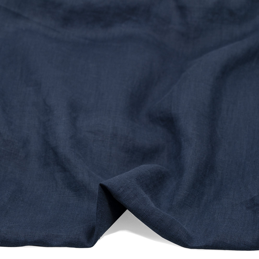 Everyday Linen - Vintage Navy | Blackbird Fabrics