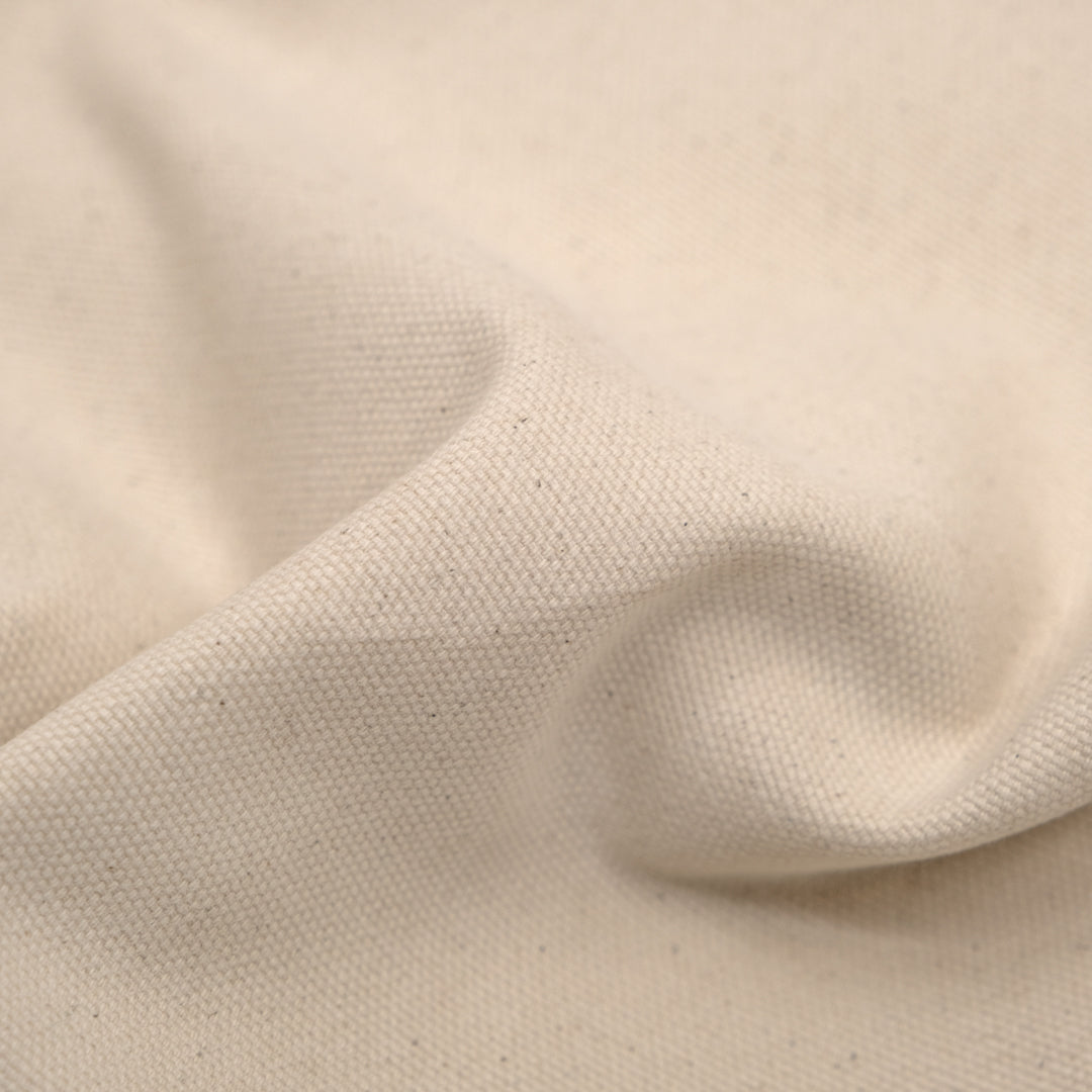 9.5oz Brushed Cotton Canvas - Natural | Blackbird Fabrics