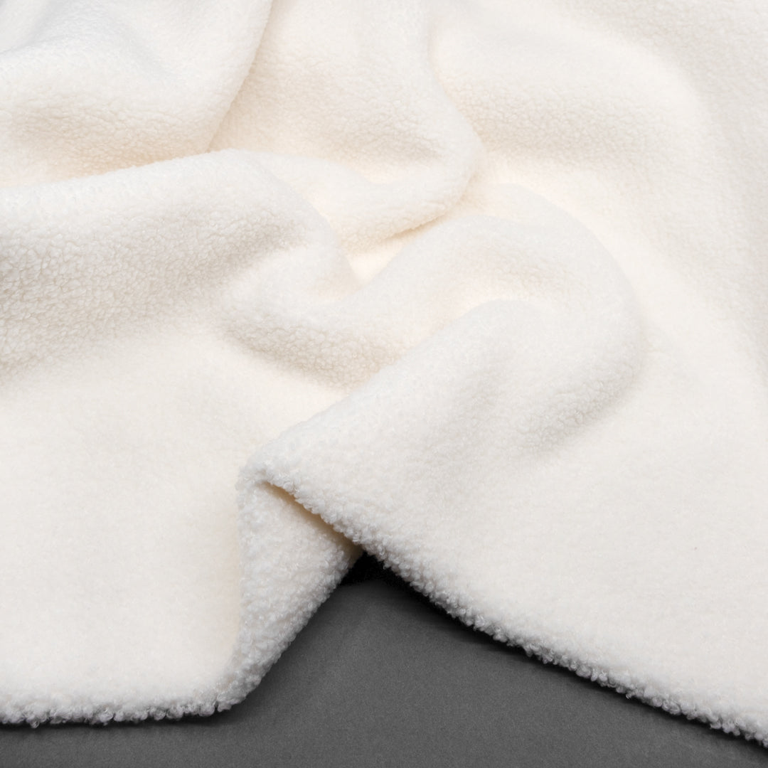 Teddy Fleece - Ivory | Blackbird Fabrics