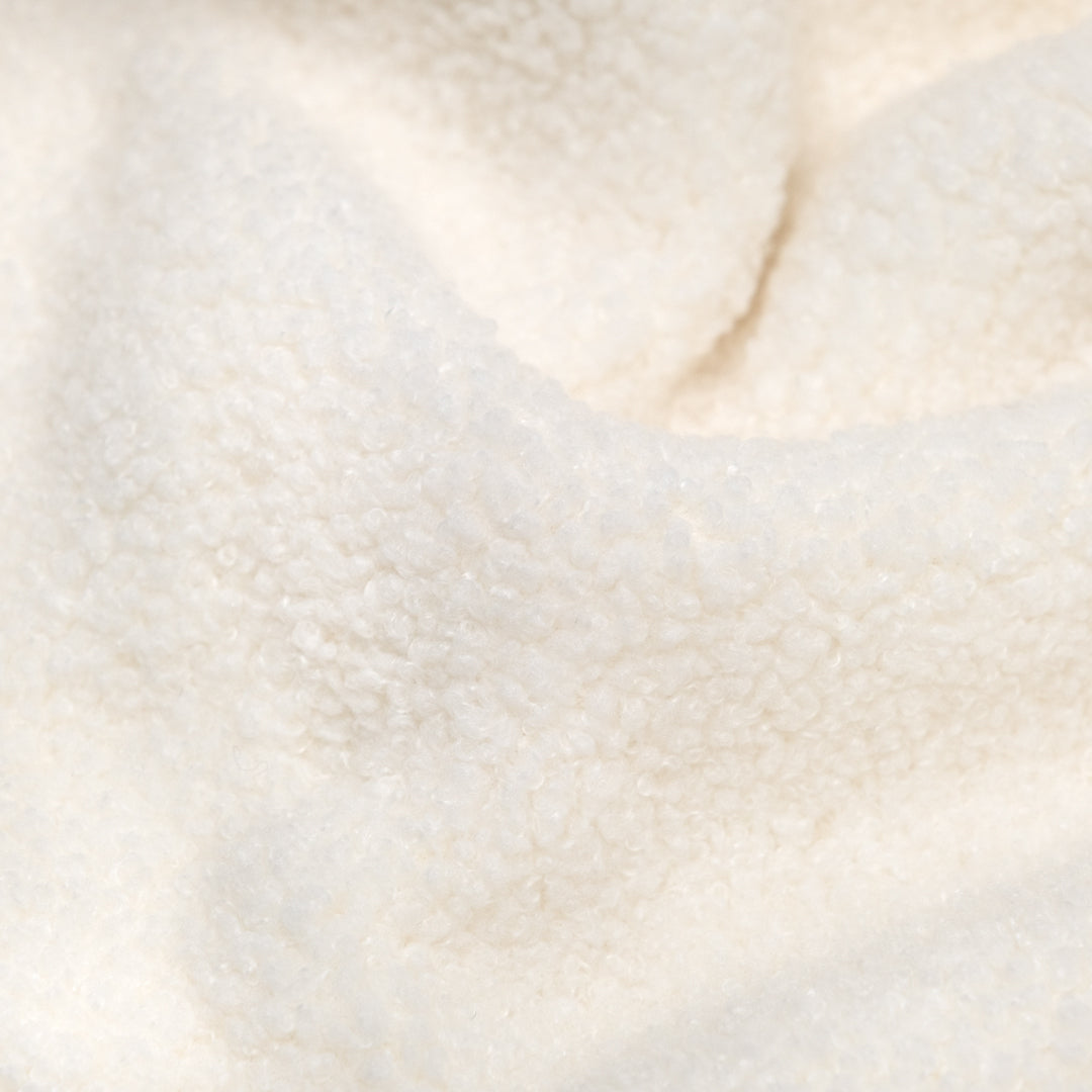 Teddy Fleece - Ivory | Blackbird Fabrics