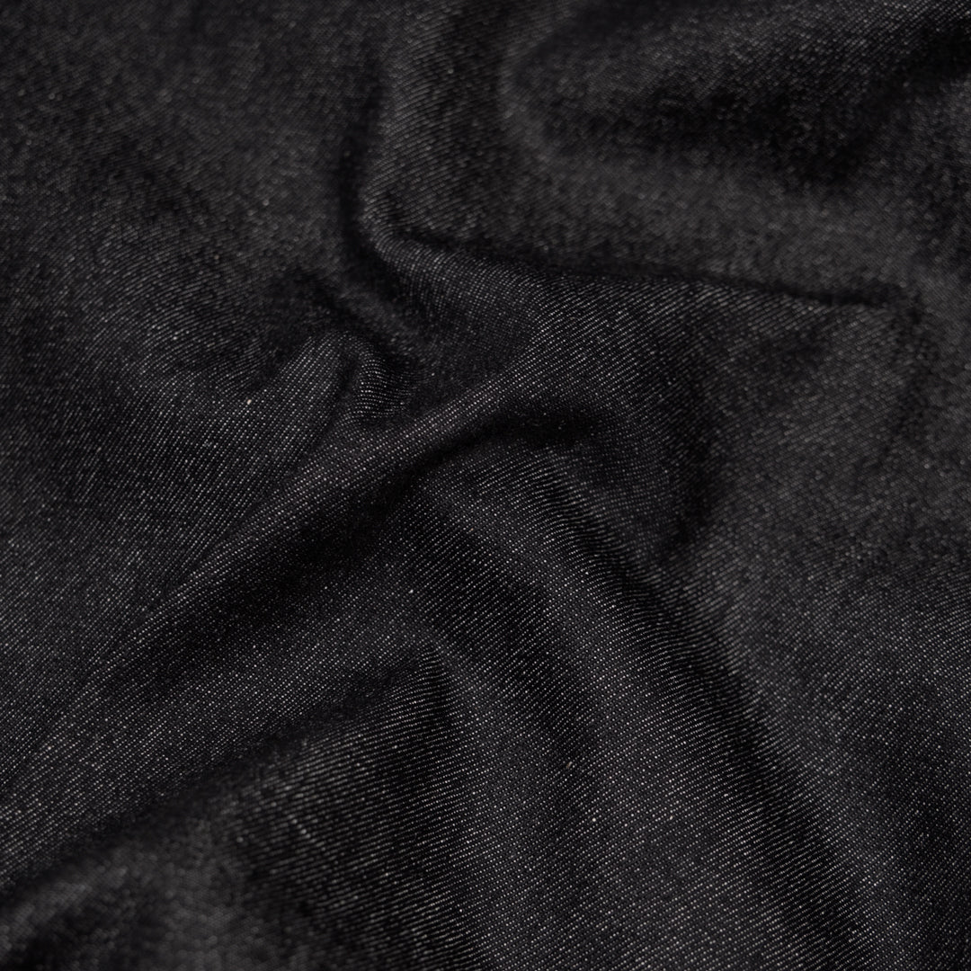 6oz Classic Cotton Denim - Vintage Black | Blackbird Fabrics