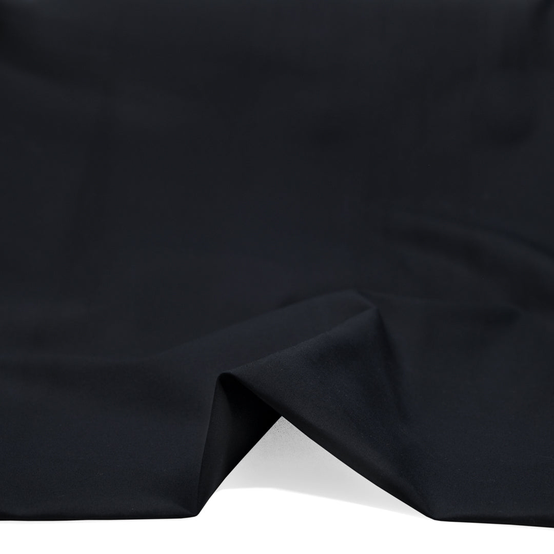 7oz British Millerain Dry Waxed Cotton Poplin - Midnight Blue | Blackbird Fabrics