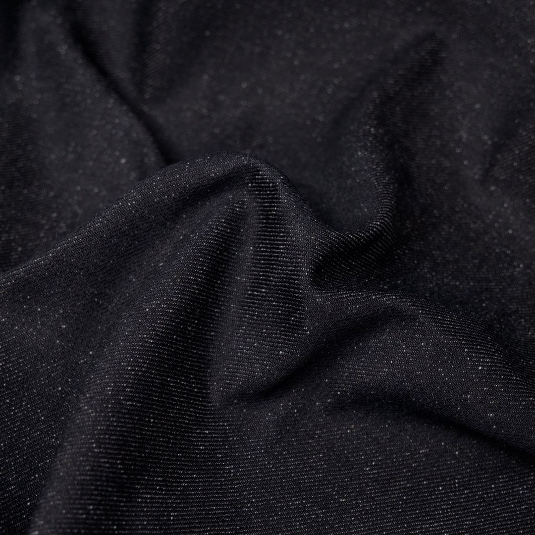 12oz Japanese Neppy Denim - Deep Indigo/Brown | Blackbird Fabrics