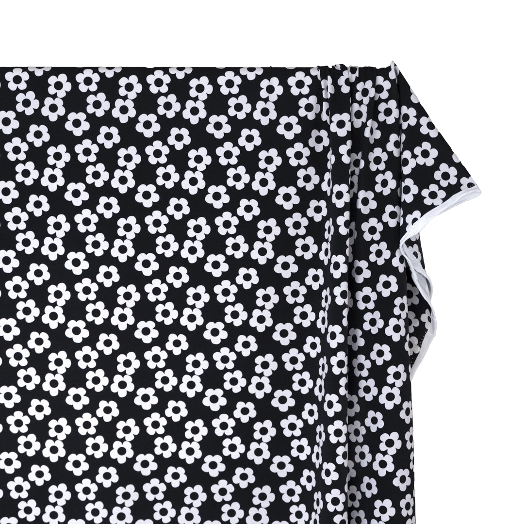 Buttercup Organic Cotton Jersey - Black | Blackbird Fabrics