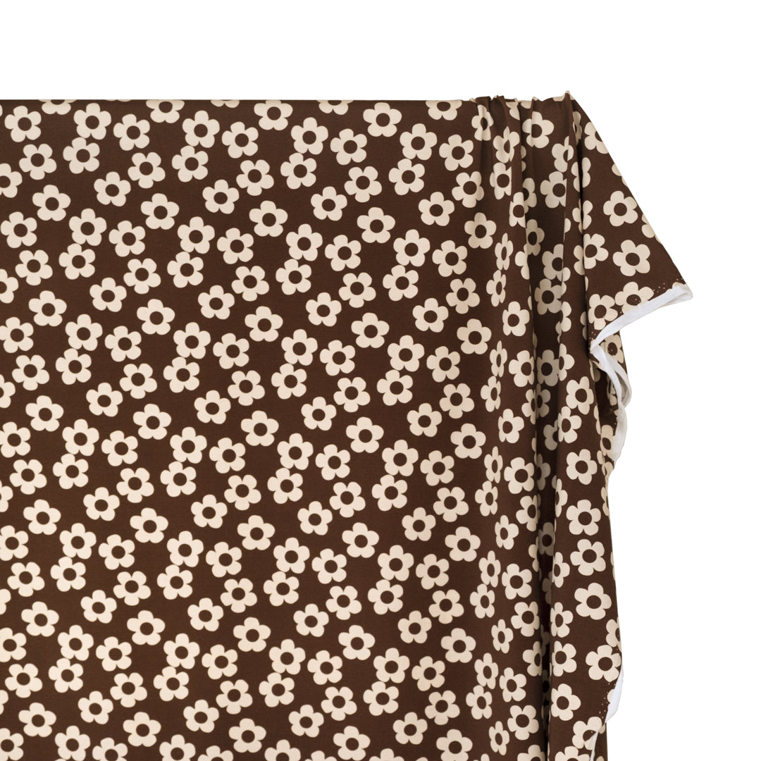 Buttercup Organic Cotton Jersey - Cocoa | Blackbird Fabrics