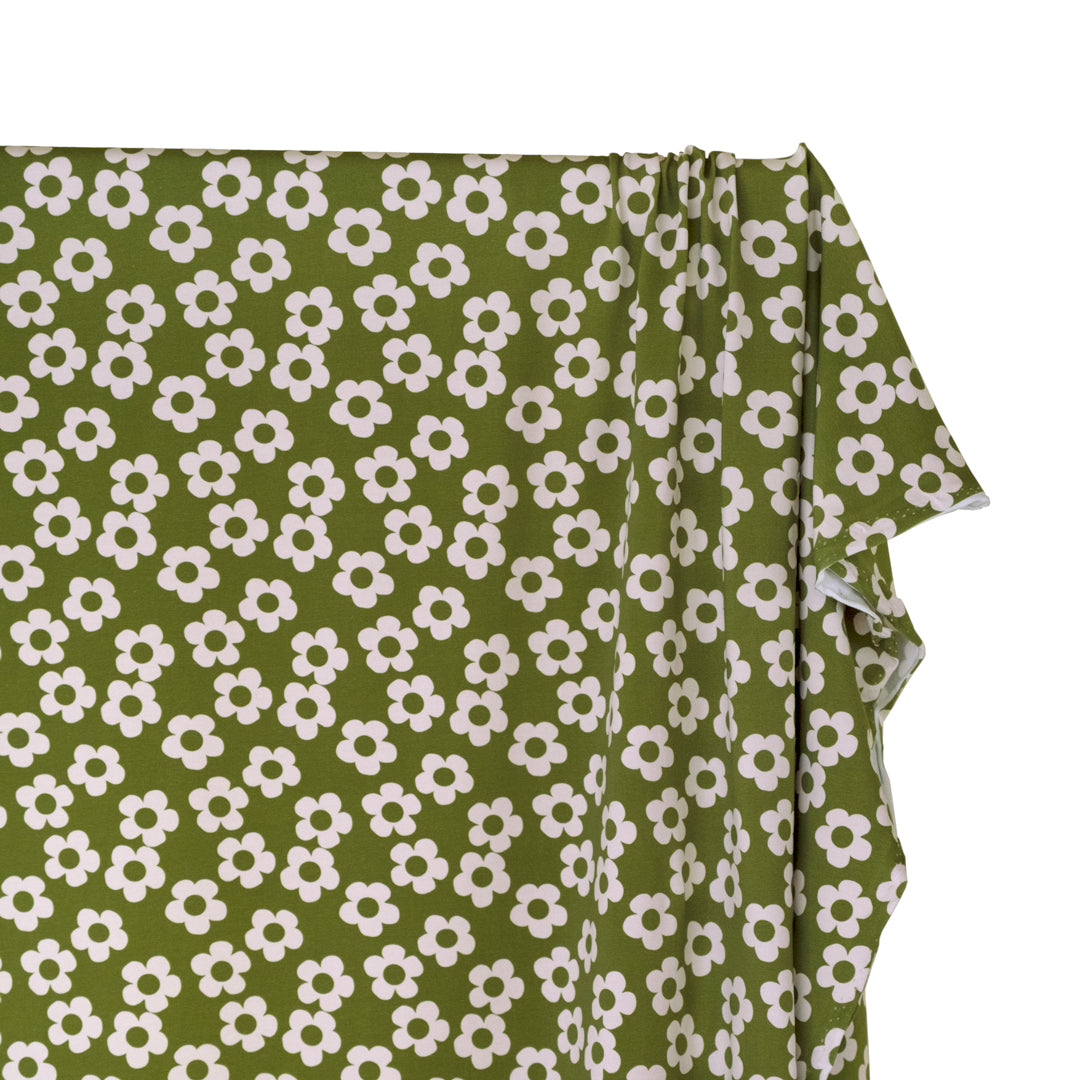 Buttercup Organic Cotton Jersey - Pickle | Blackbird Fabrics