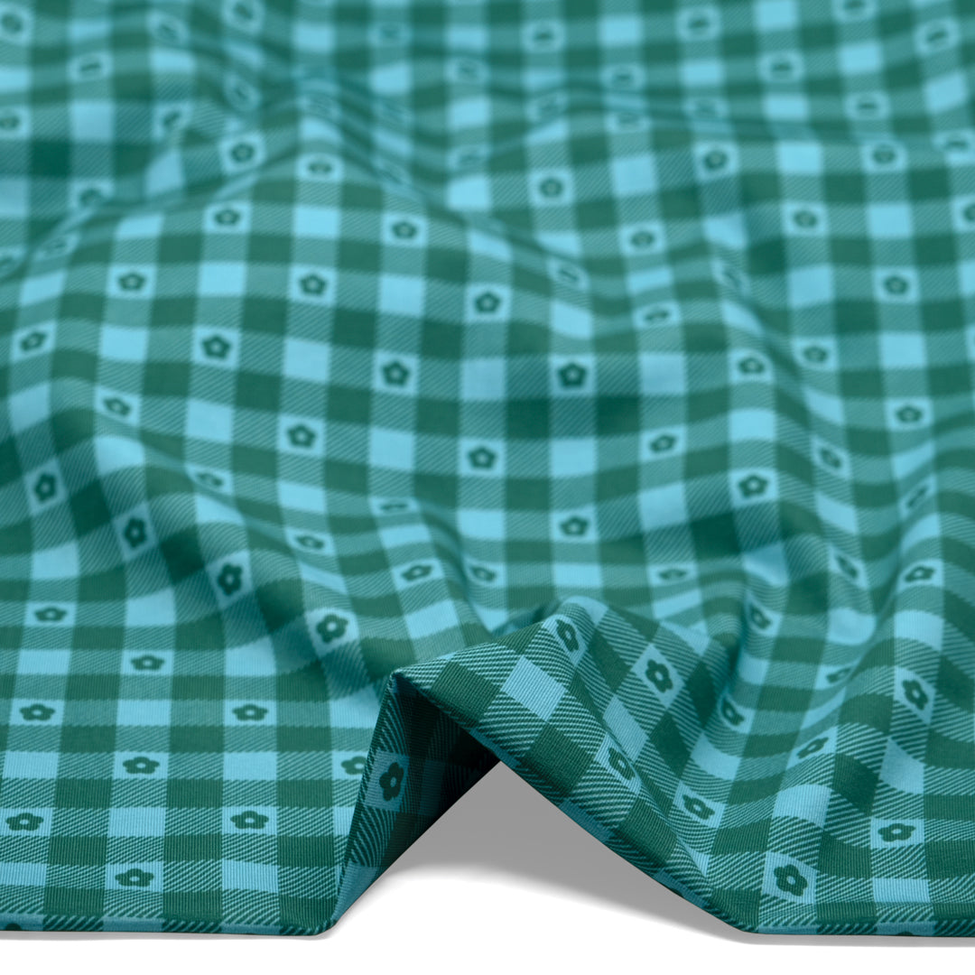 Double Dutch Organic Cotton Jersey - Oasis | Blackbird Fabrics