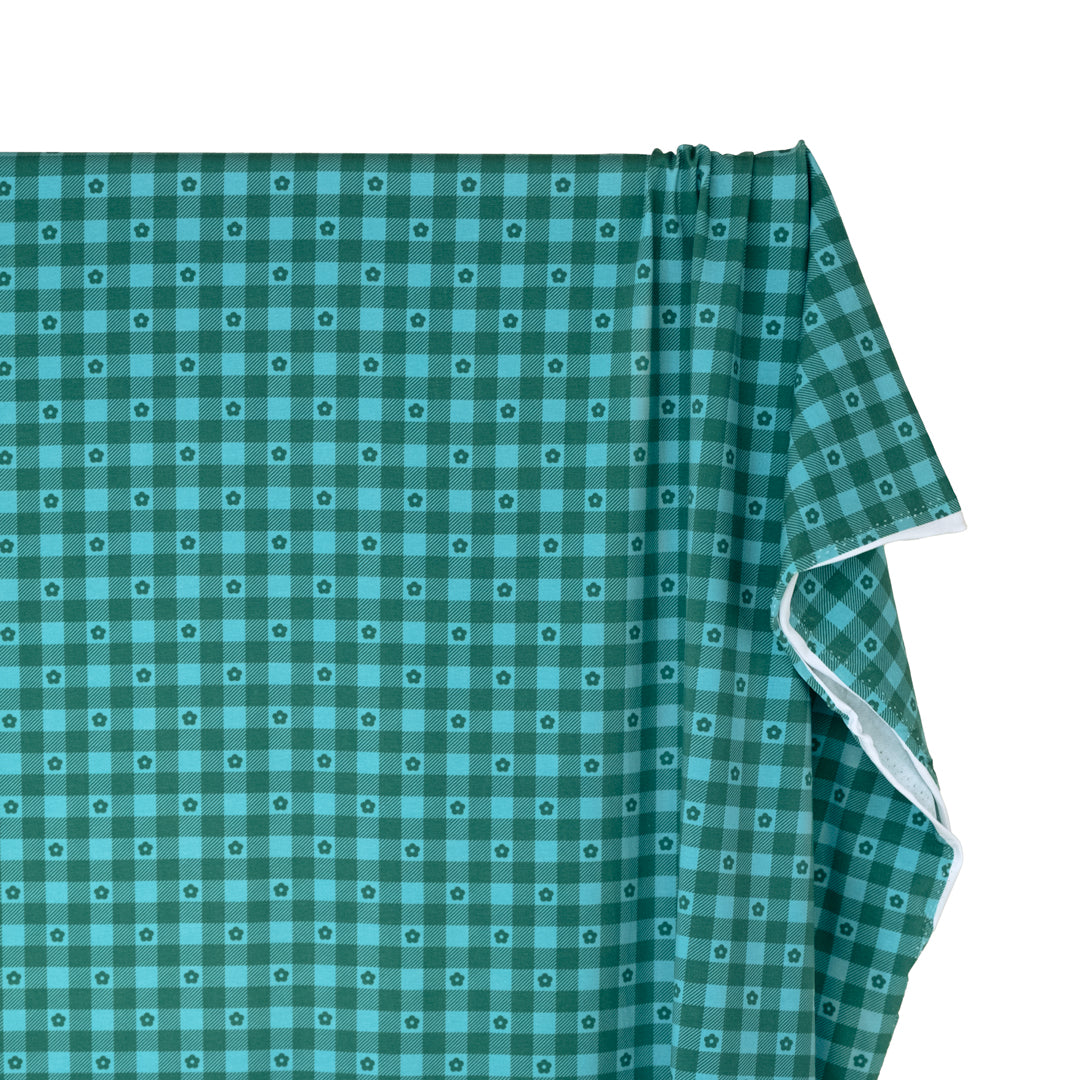 Double Dutch Organic Cotton Jersey - Oasis | Blackbird Fabrics