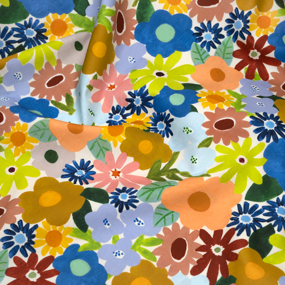 Garden Medley Lightweight Cotton Twill - Summer Breeze | Blackbird Fabrics