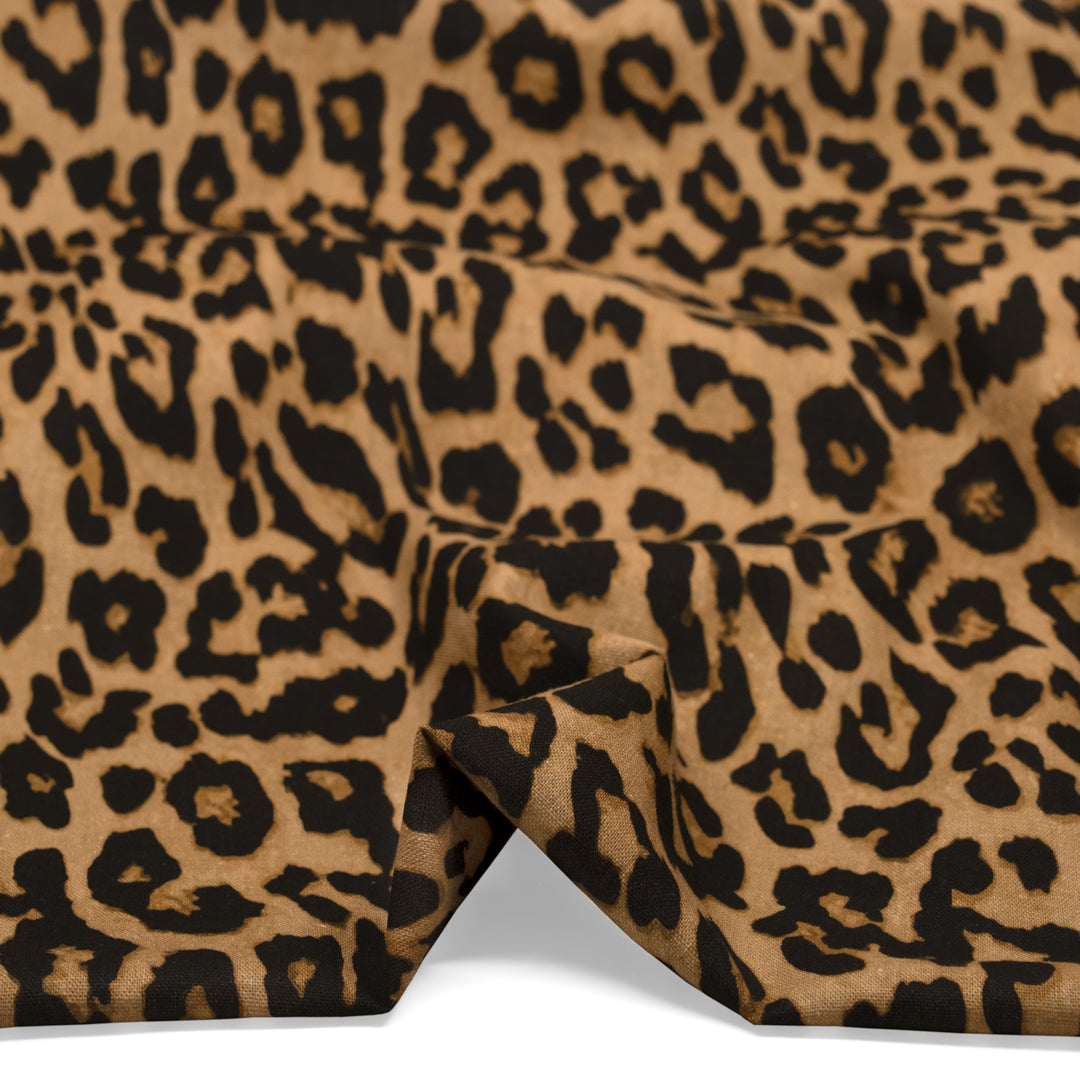 Cool Cat Linen Viscose Blend - Cork | Blackbird Fabrics