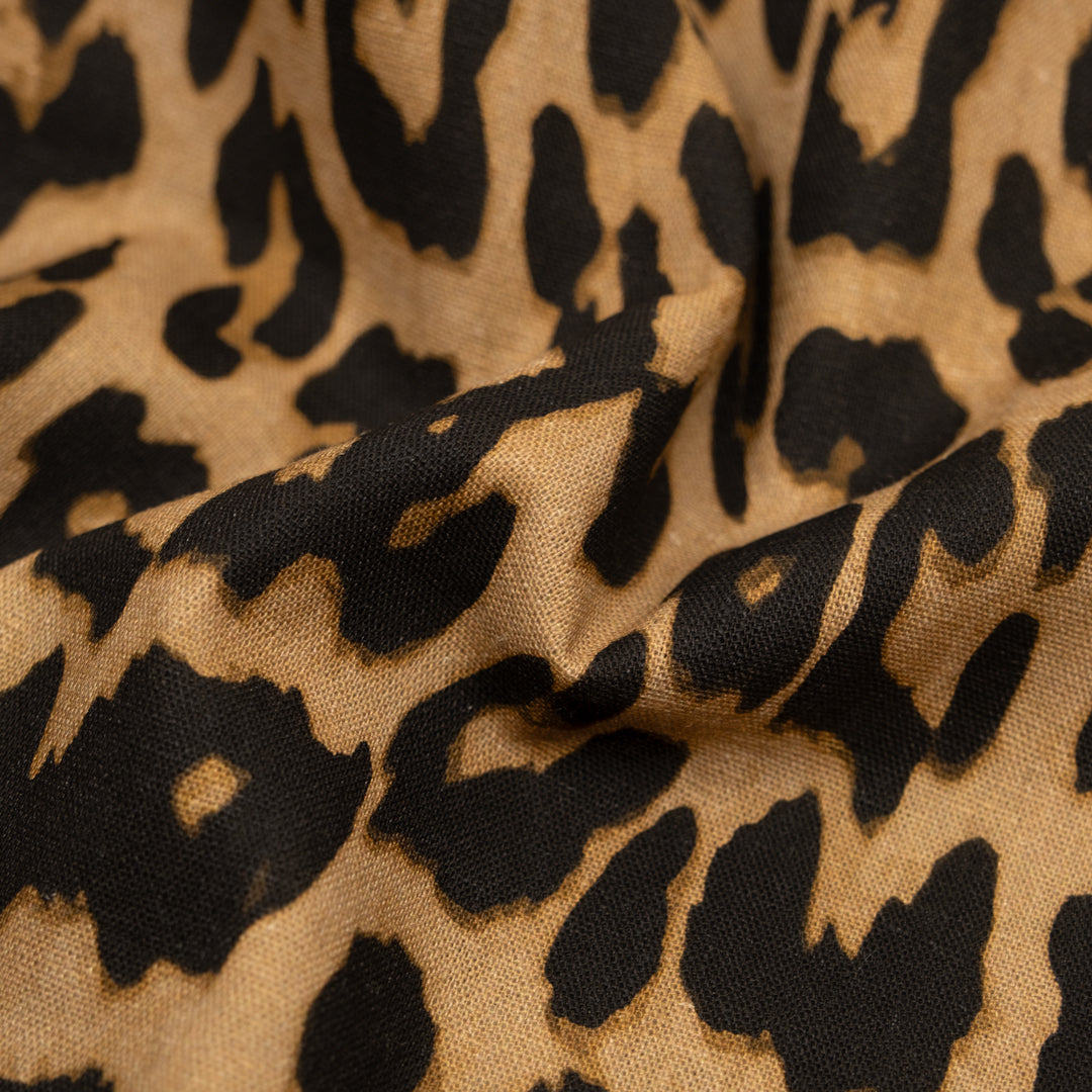 Cool Cat Linen Viscose Blend - Cork | Blackbird Fabrics