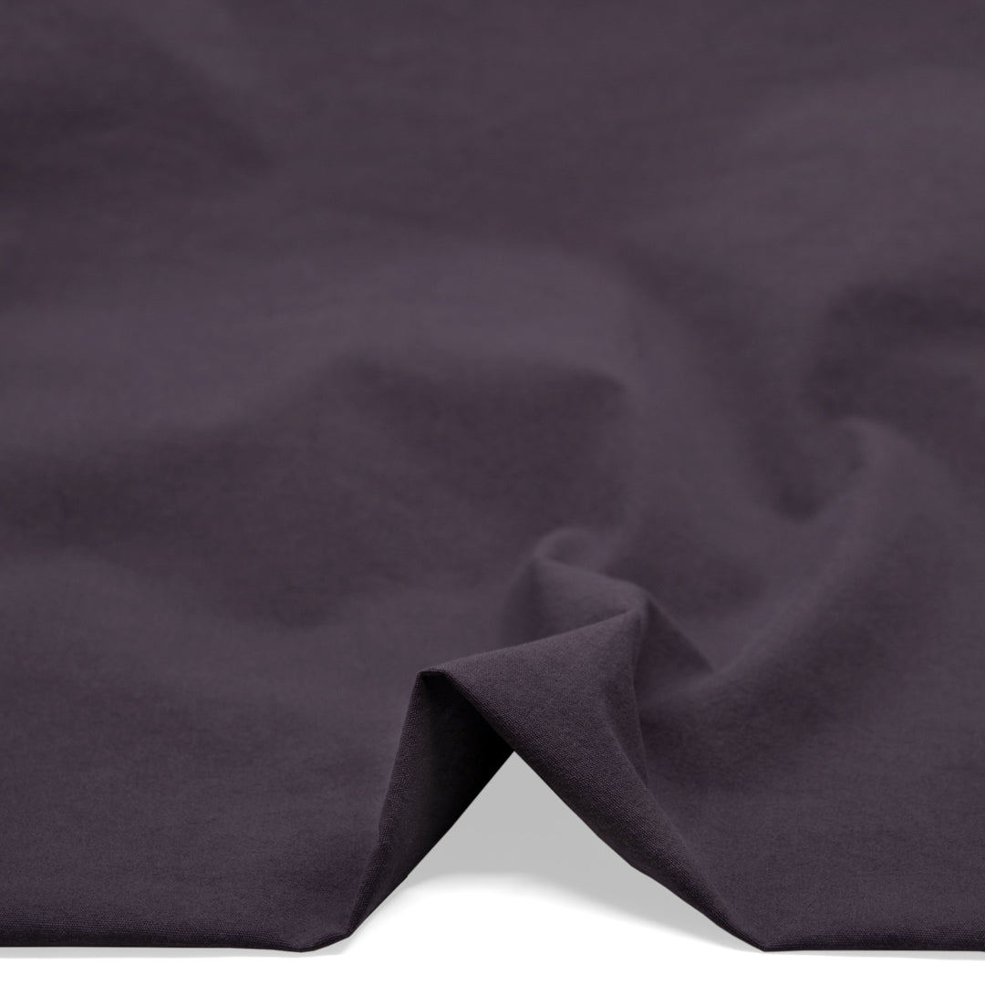 7oz Softened Organic Cotton - Blackberry | Blackbird Fabrics