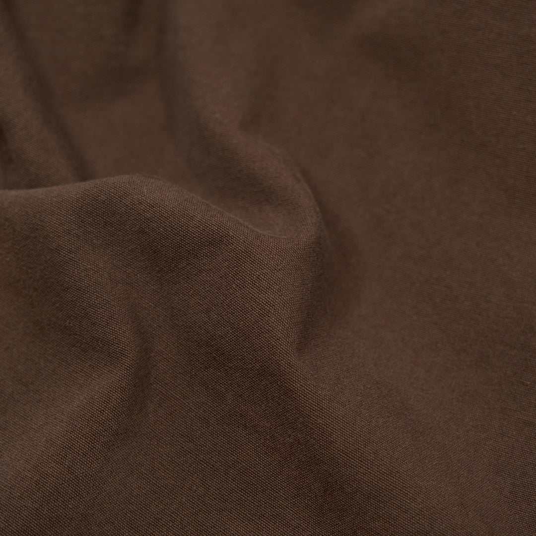 7oz Softened Organic Cotton - Coffee Bean | Blackbird Fabrics