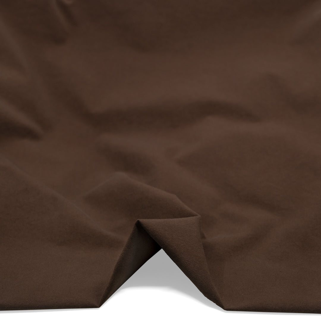 7oz Softened Organic Cotton - Coffee Bean | Blackbird Fabrics