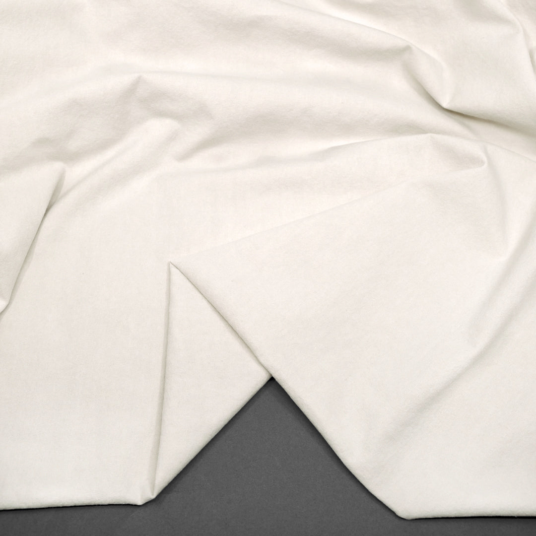 7oz Softened Organic Cotton - Ivory | Blackbird Fabrics