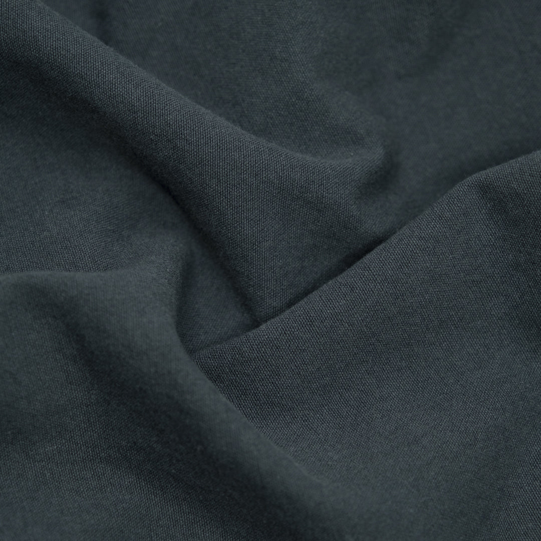 7oz Softened Organic Cotton - Petrol | Blackbird Fabrics