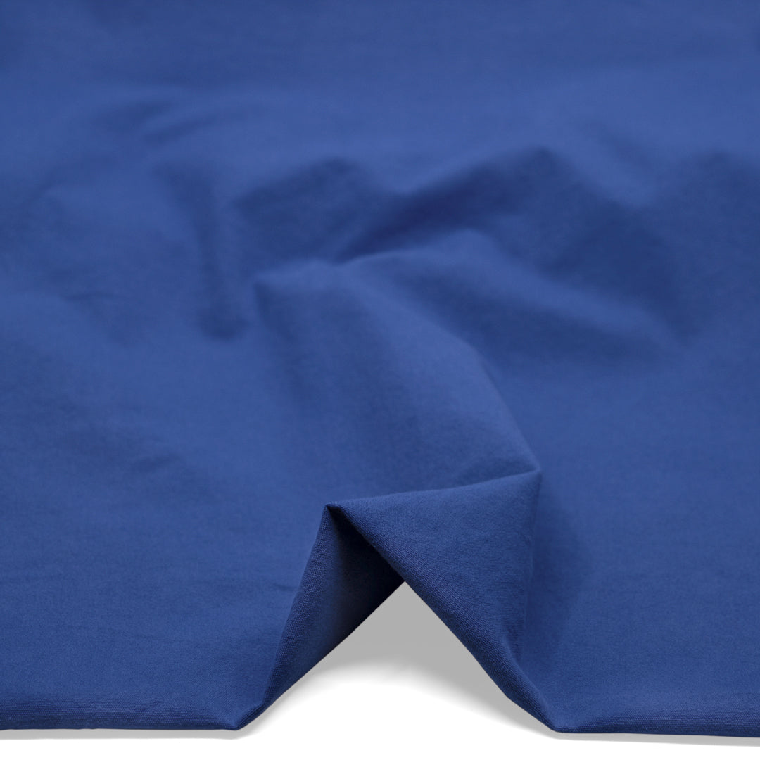 7oz Softened Organic Cotton - Sapphire | Blackbird Fabrics