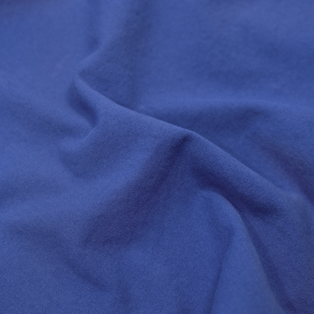 7oz Softened Organic Cotton - Sapphire | Blackbird Fabrics