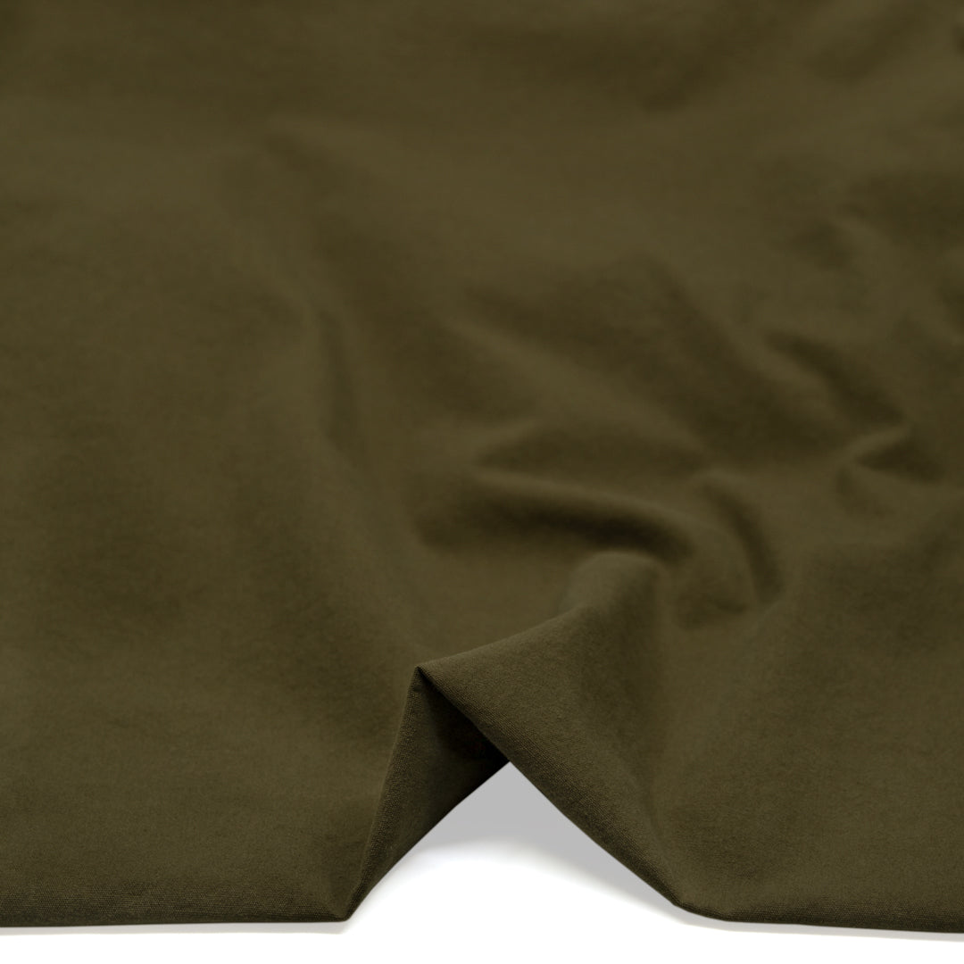 7oz Softened Organic Cotton - Kale | Blackbird Fabrics