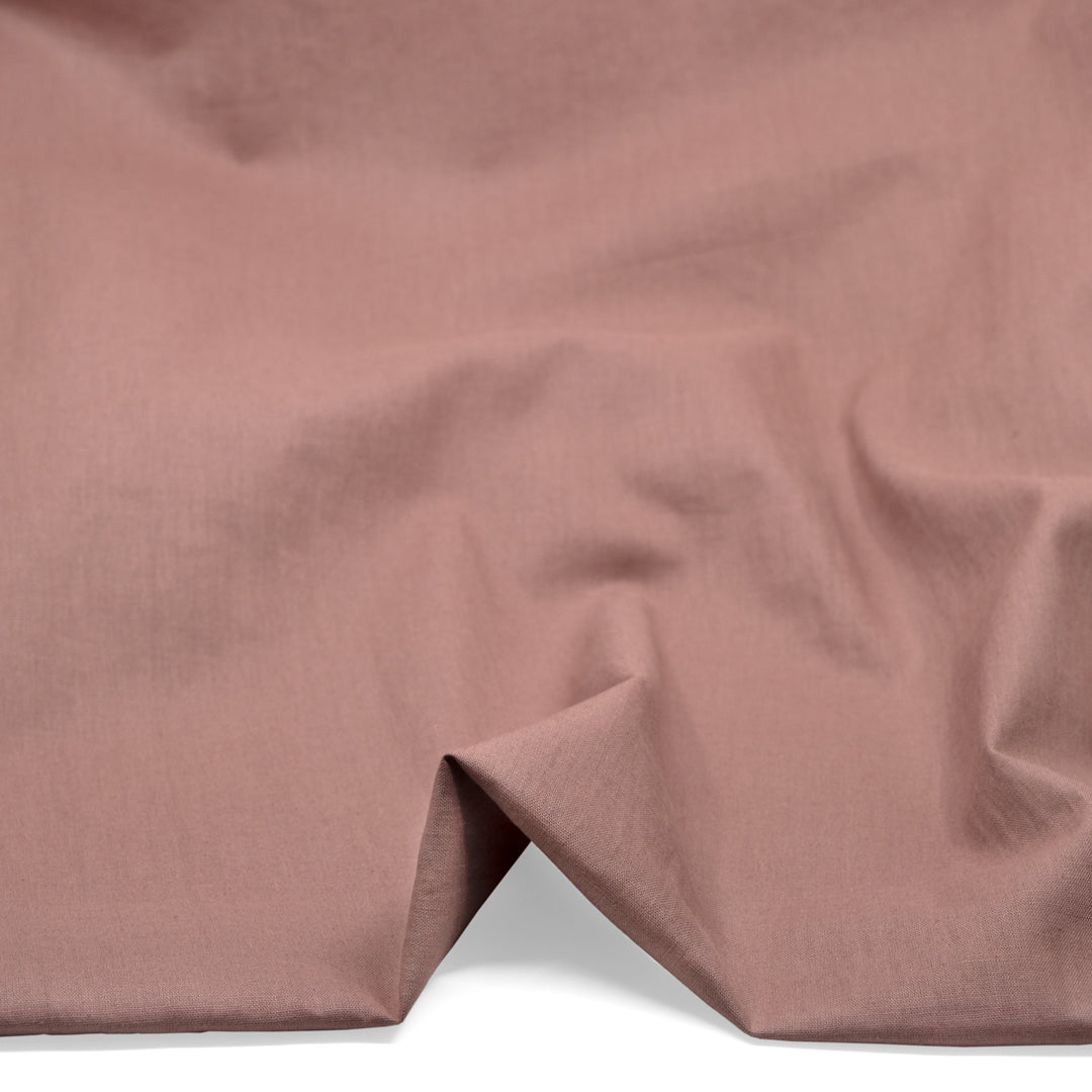 Go-To Cotton Linen Blend - Dusty Rose | Blackbird Fabrics