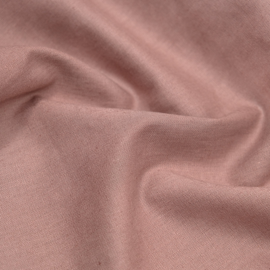 Go-To Cotton Linen Blend - Dusty Rose | Blackbird Fabrics