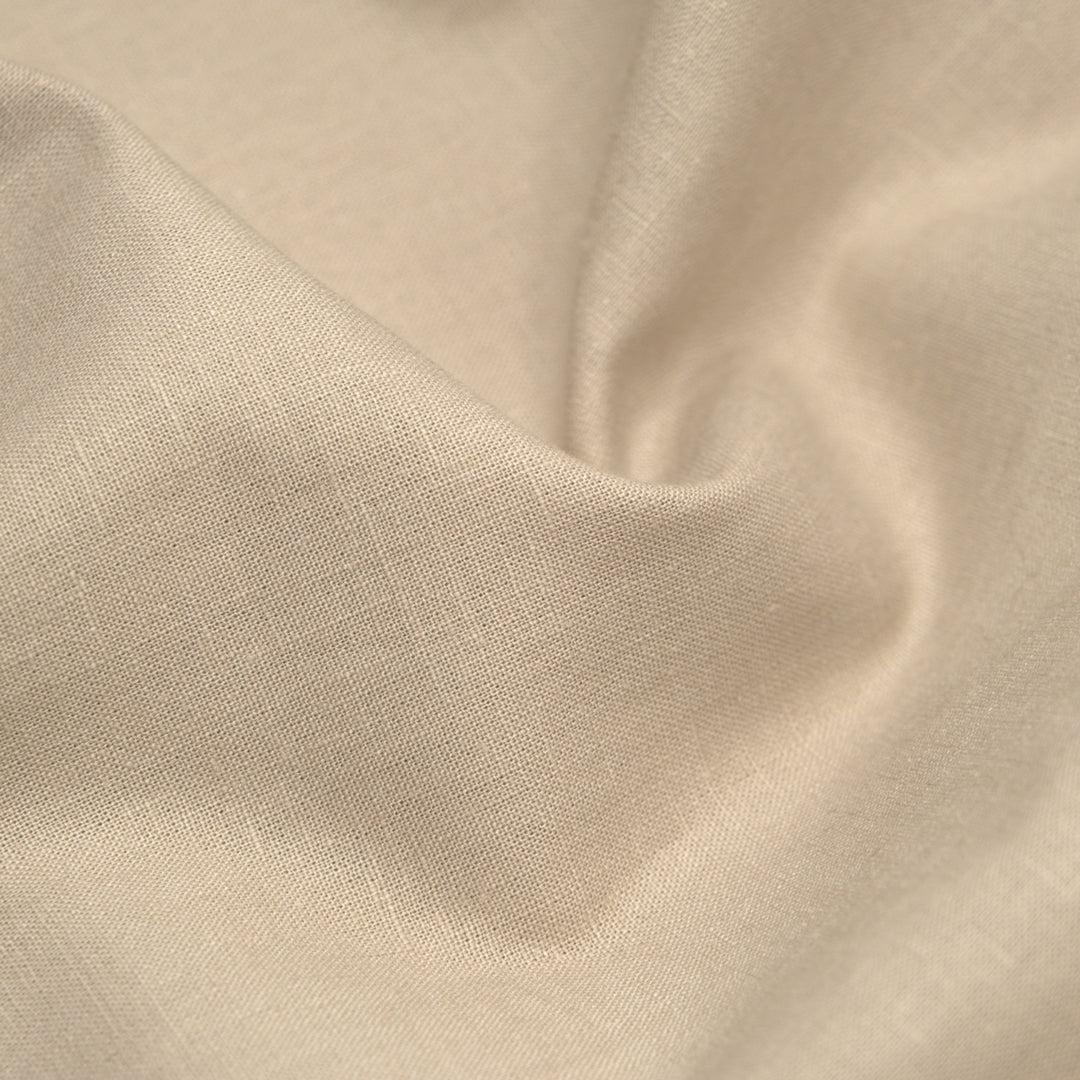 linen cotton blend dress fabric White Linen Cotton Blend