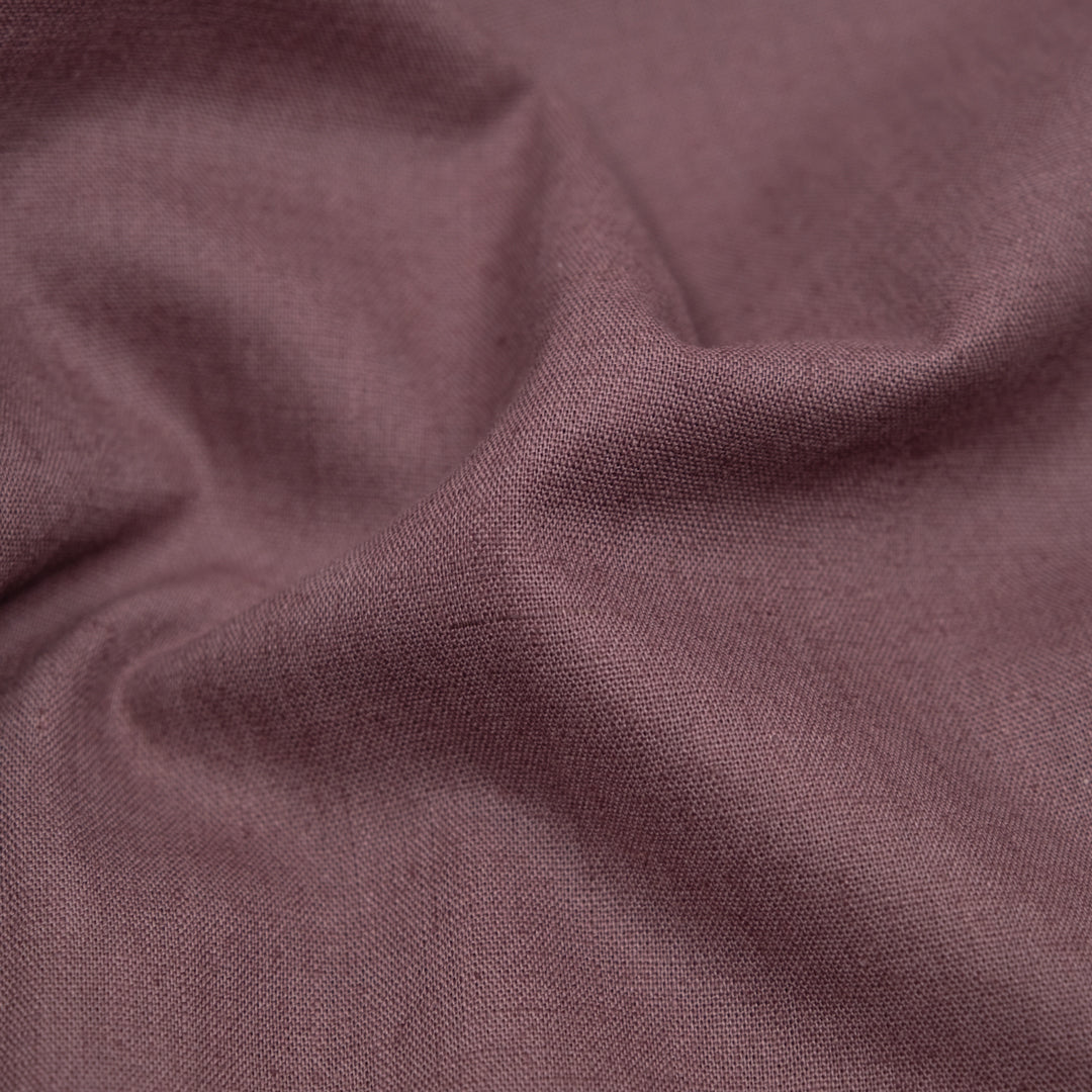 Go-To Cotton Linen Blend - Dusty Mauve | Blackbird Fabrics
