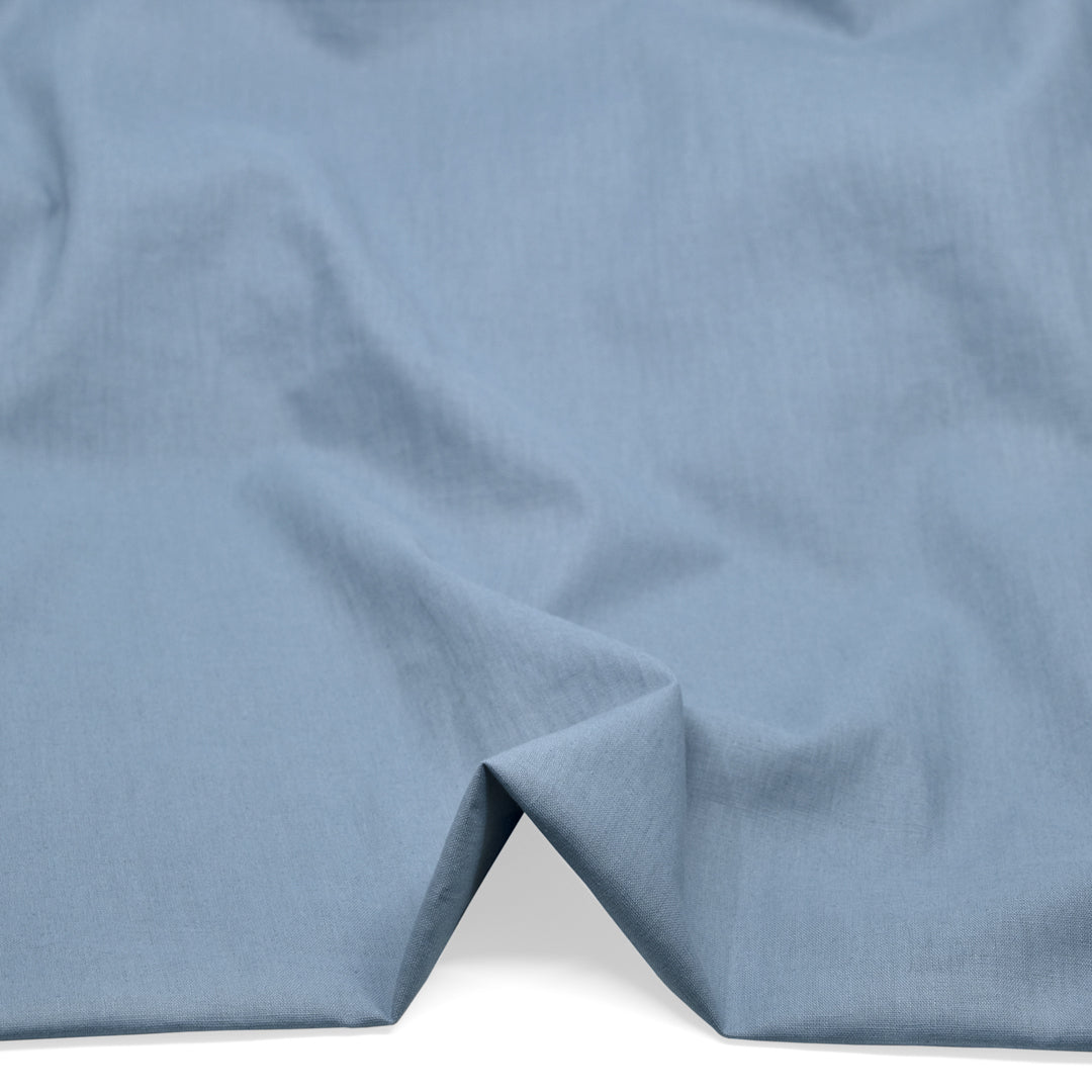 Go-To Cotton Linen Blend - Powder Blue | Blackbird Fabrics