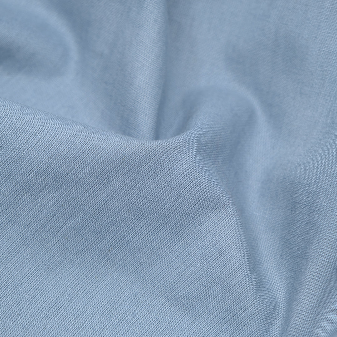 Go-To Cotton Linen Blend - Powder Blue | Blackbird Fabrics