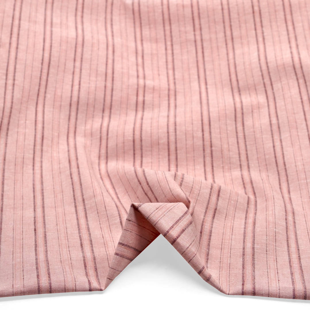 Pillar Stripe Go-To Cotton Linen Blend | Blackbird Fabrics