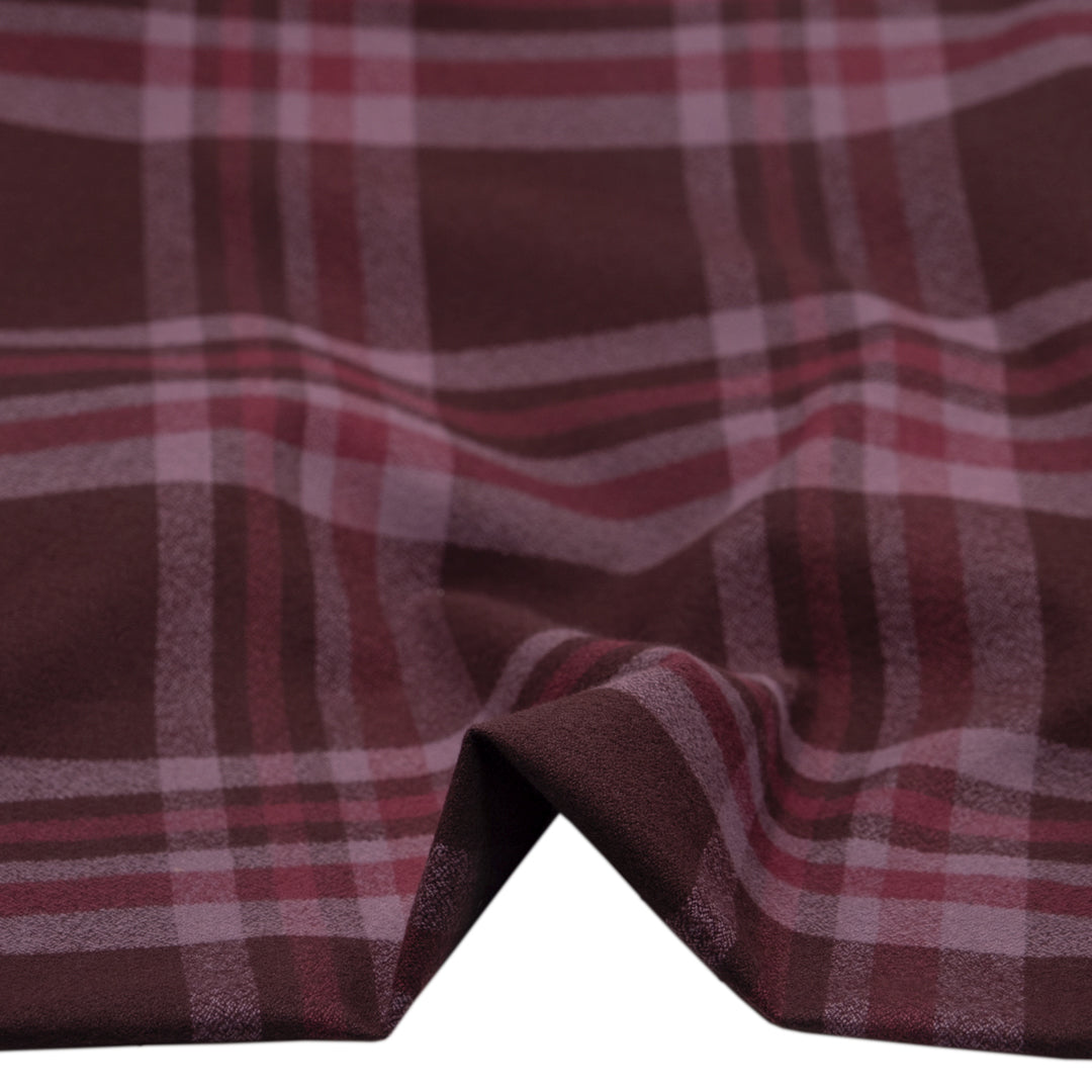 Plaid Cotton Flannel - Zinfandel | Blackbird Fabrics