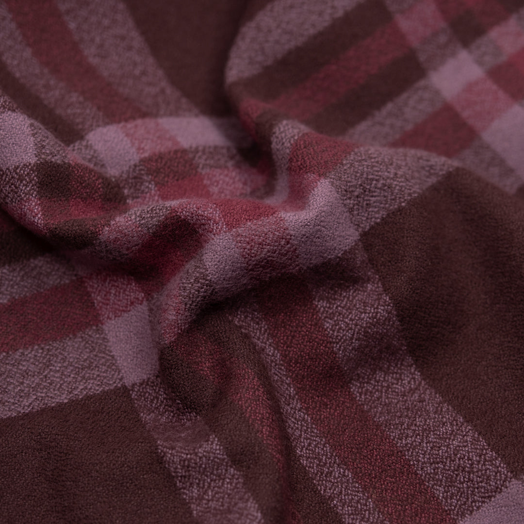 Plaid Cotton Flannel - Zinfandel | Blackbird Fabrics