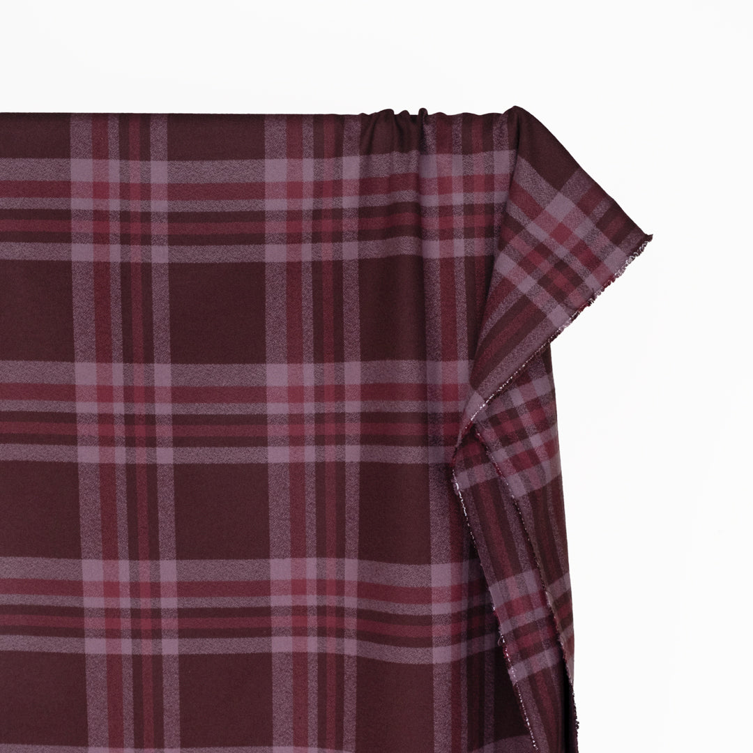 Plaid Cotton Flannel - Zinfandel | Blackbird Fabrics