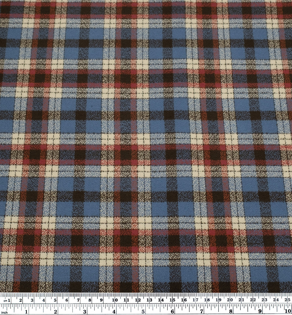 Plaid Cotton Flannel - Chalet | Blackbird Fabrics