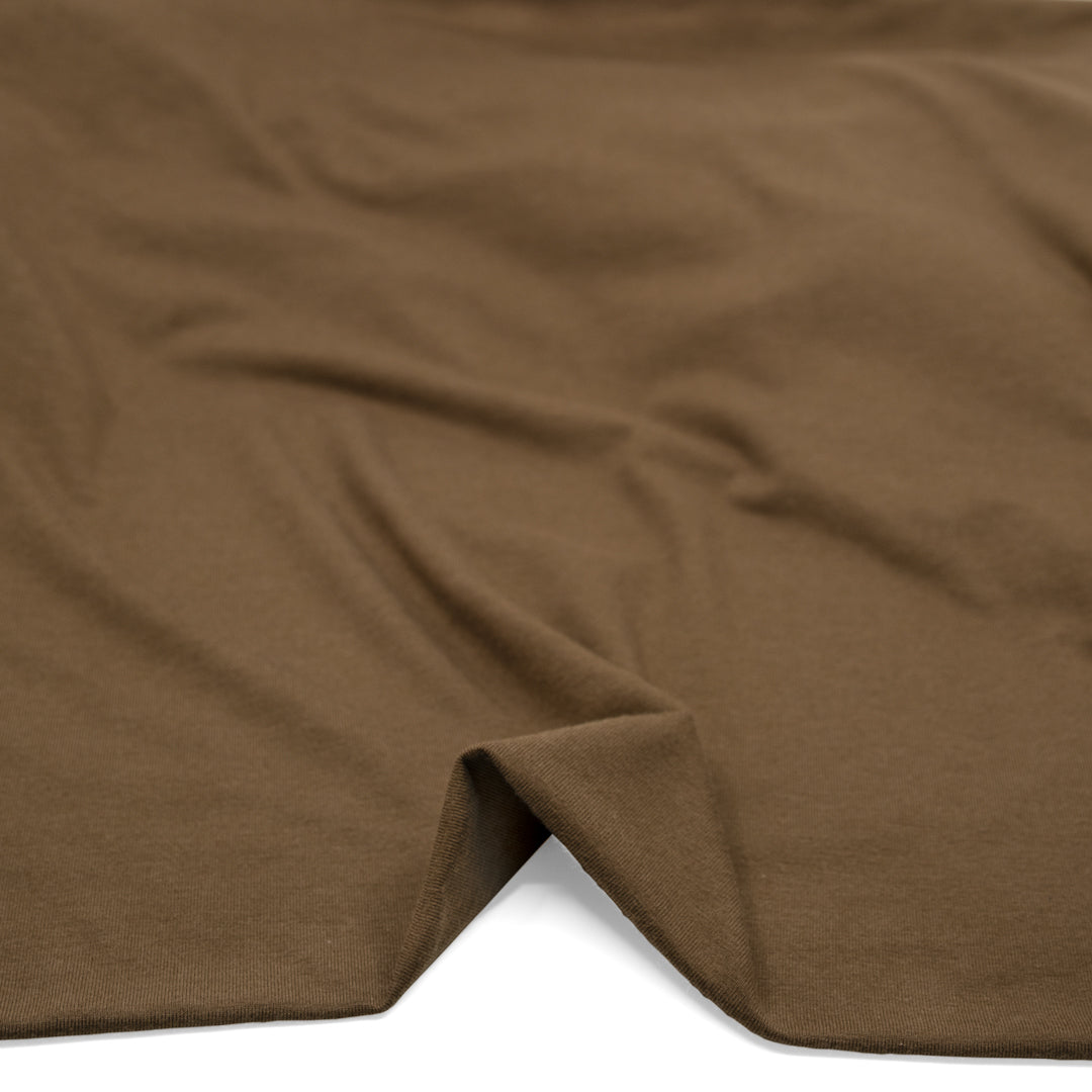 Bamboo Cotton Jersey - Crimini | Blackbird Fabrics