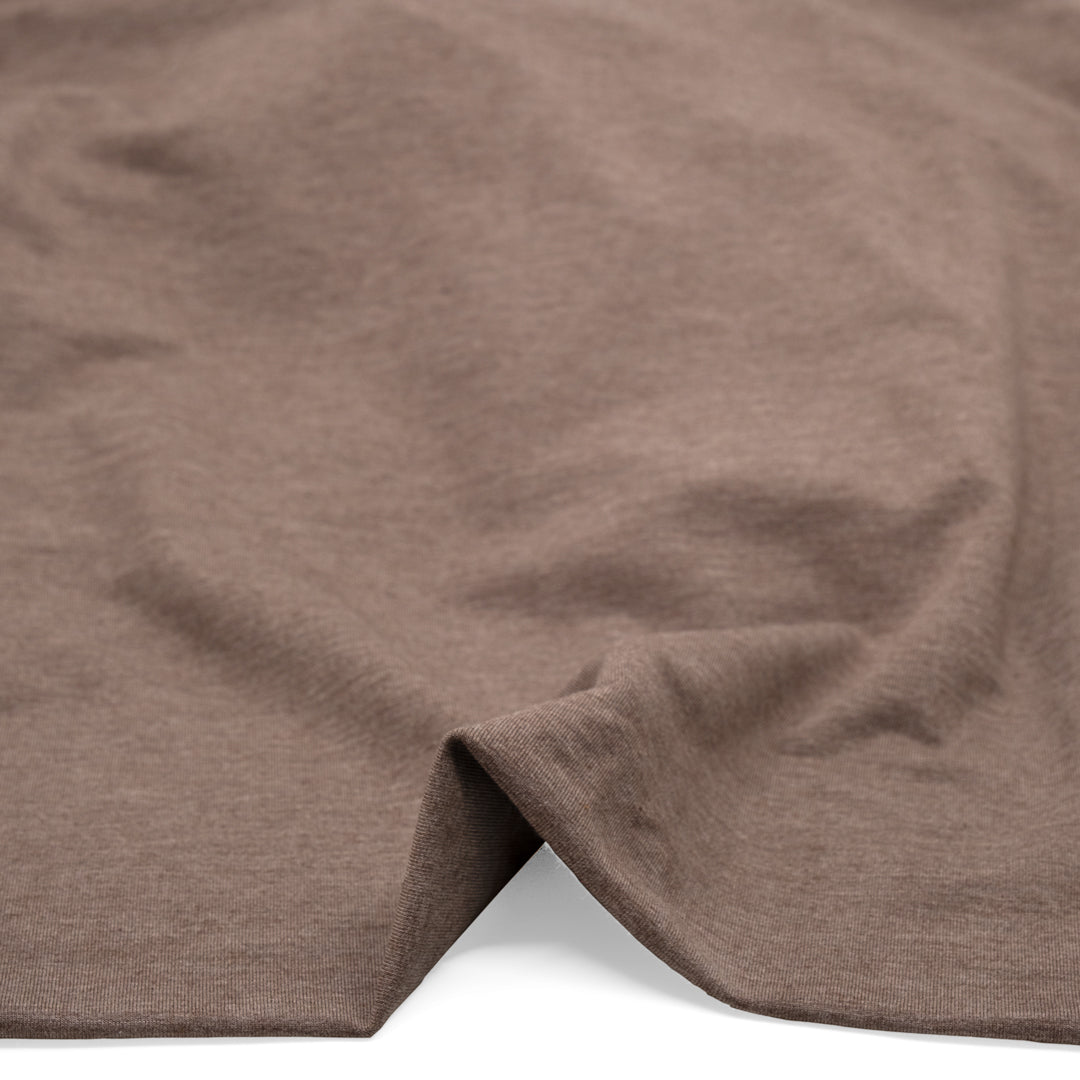 Day Off French Terry - Heather Mocha | Blackbird Fabrics