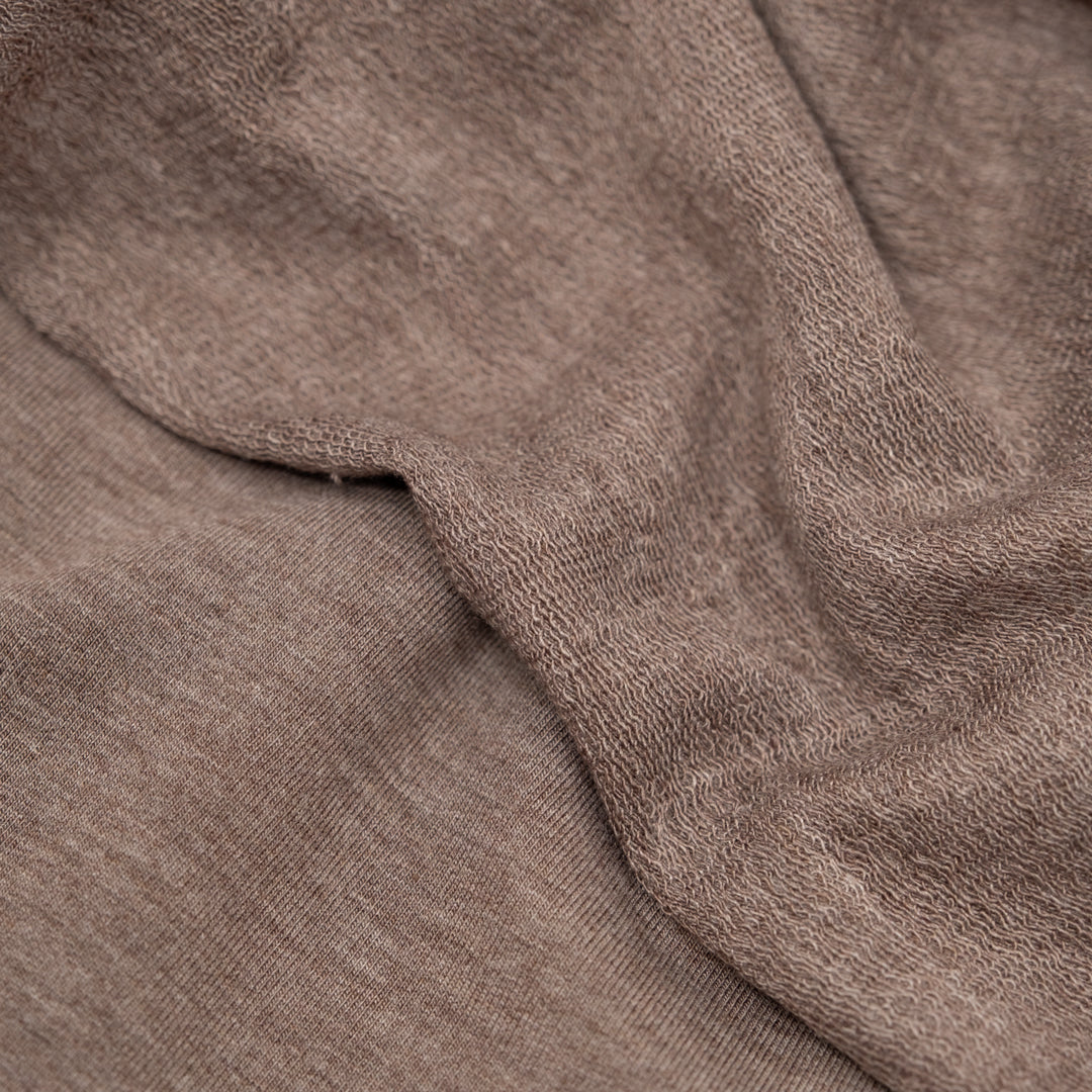 Day Off French Terry - Heather Mocha | Blackbird Fabrics