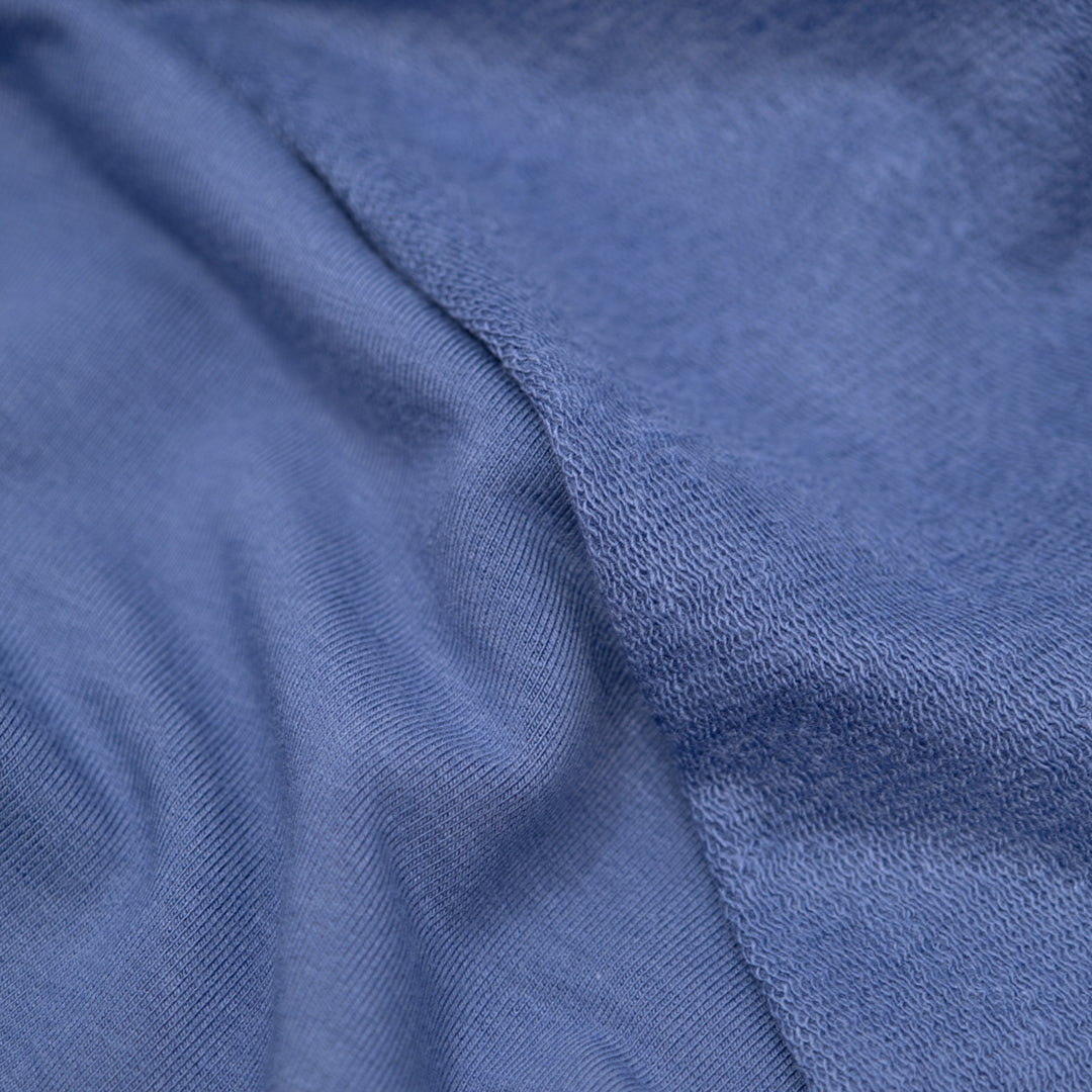 Day Off French Terry - Cornflower | Blackbird Fabrics
