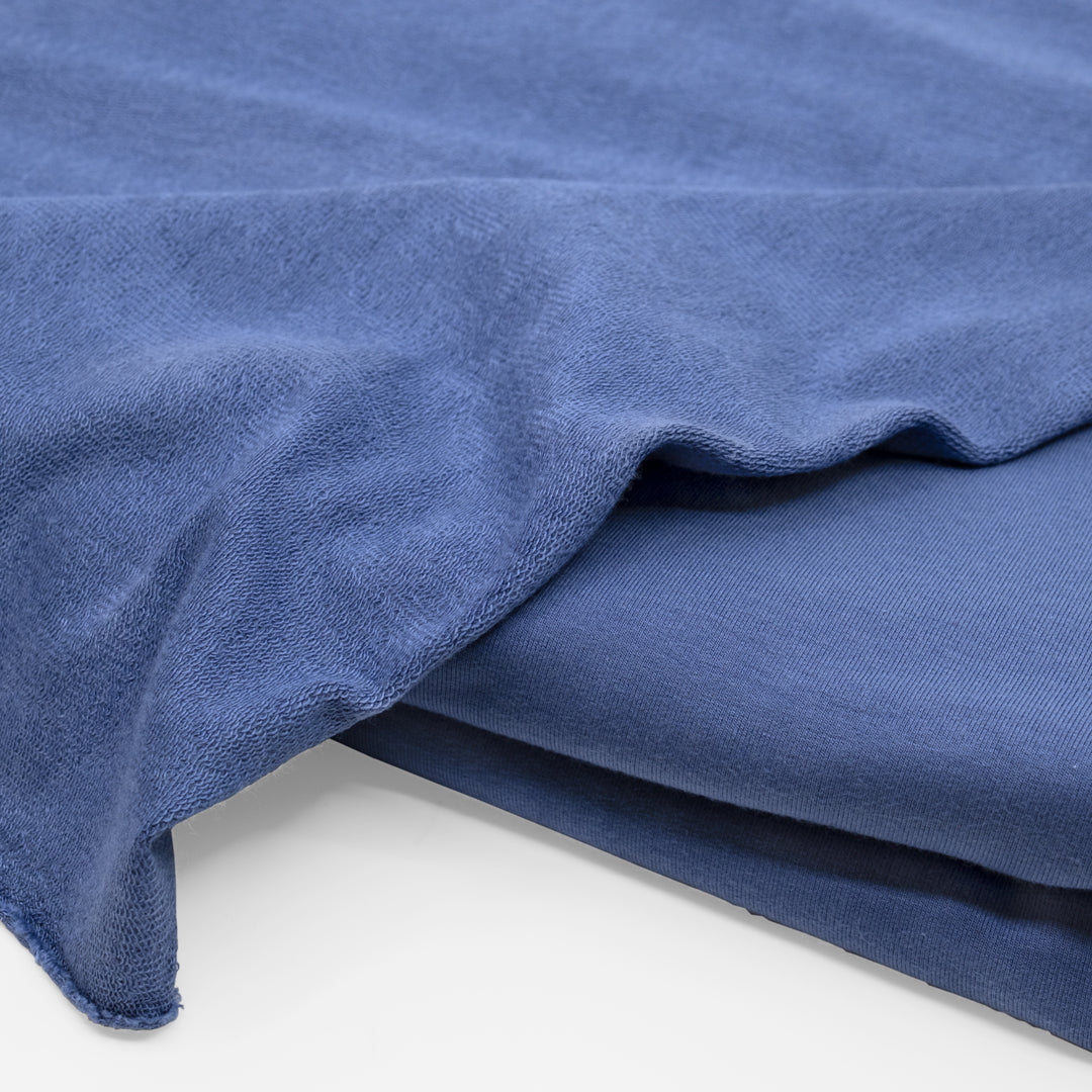 Day Off French Terry - Cornflower | Blackbird Fabrics