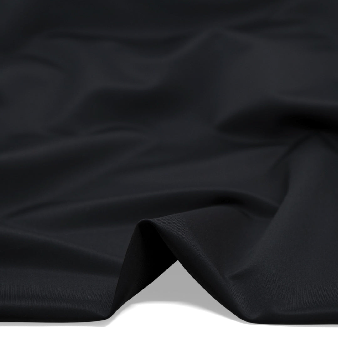 Recycled Nylon Swim Tricot - Black | Blackbird Fabrics