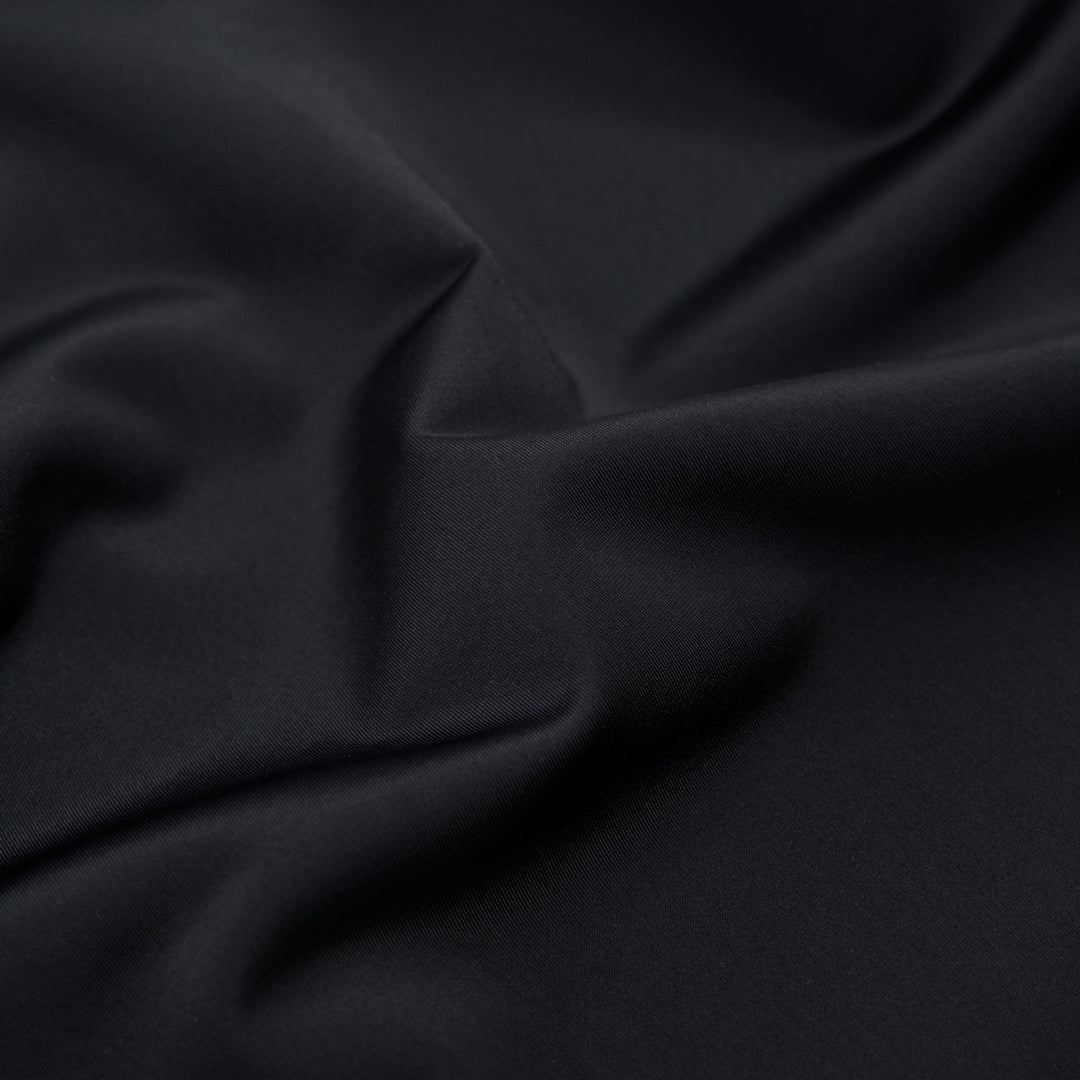 Recycled Nylon Swim Tricot - Black | Blackbird Fabrics