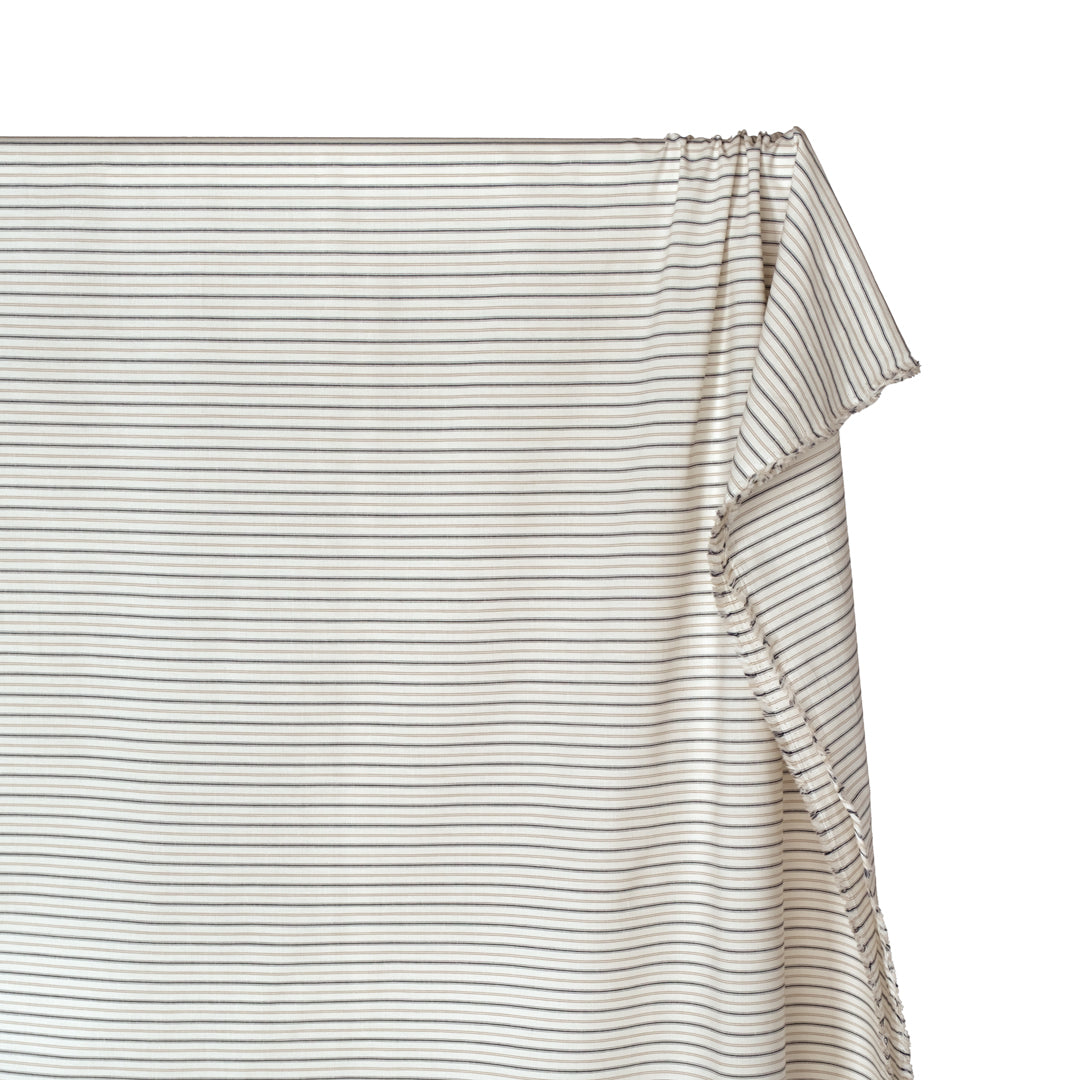 Seaside Lightweight Cotton Linen Slub - Cream | Blackbird Fabrics