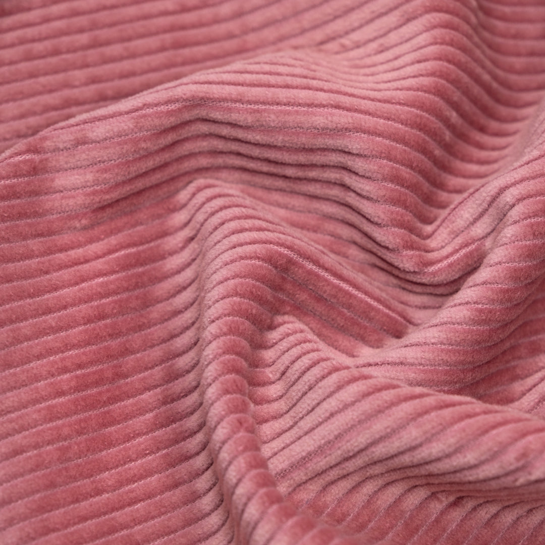 Vintage Wide Wale Cotton Corduroy - Bubblegum | Blackbird Fabrics