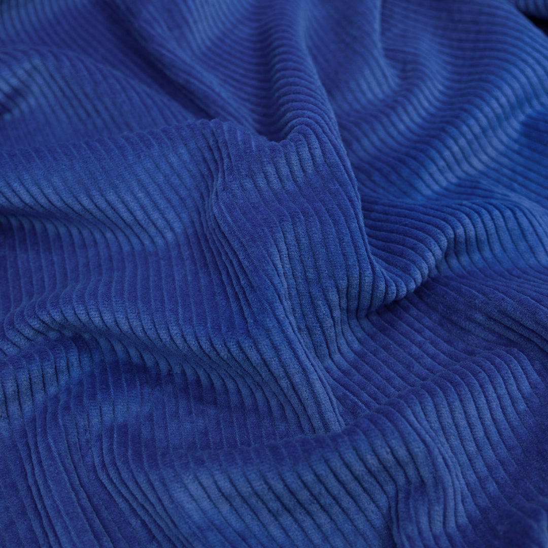 Vintage Wide Wale Cotton Corduroy - Sapphire | Blackbird Fabrics