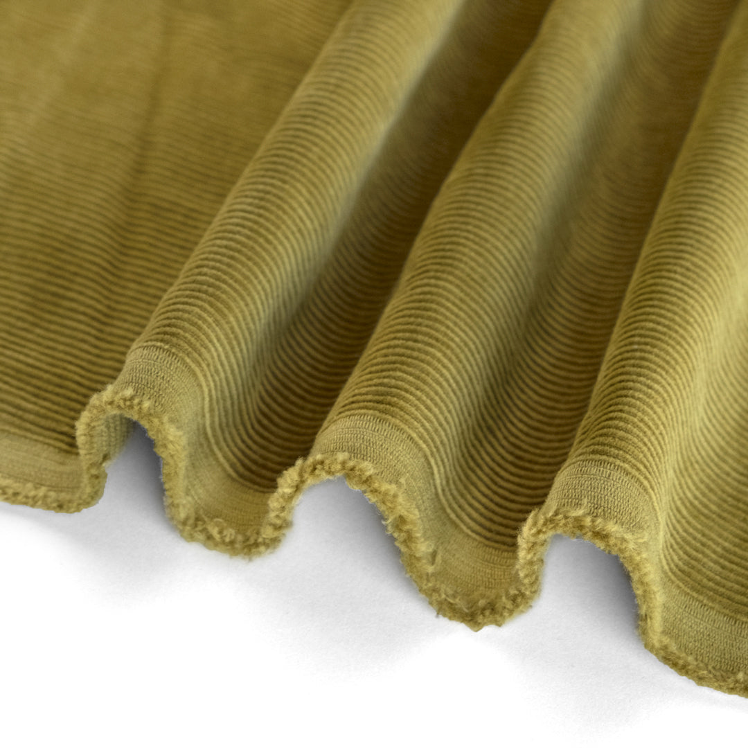 Fine Cotton Corduroy - Pickle | Blackbird Fabrics